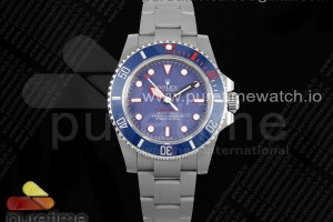 GMF 롤렉스 서브마리너 샌드블레스트 블루다이얼 스틸브레이슬릿 Submariner Sandblasted JDF Best Edition Blue Ceramic Bezel Blue Dial Dial on SS Bracelet SA3130