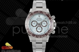 CLEANF 클린공장 롤렉스 2023데이토나 아이스블루다이얼 스틸브레이슬릿 Daytona 126506 Clean 1:1 Best Edition 904L Steel Ice Blue Dial Lume Markers on SS Braclet SH4131