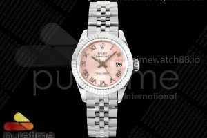 GMF 롤렉스 데이저스트 레이디 28미리 핑크로만다이얼 프레지던트브레이슬릿 DateJust 28 SS JDF 1:1 Best Edition Pink Roman Dial on SS President Bracelet A2671