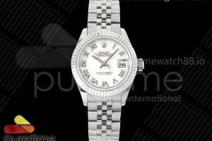 GMF 롤렉스 데이저스트 레이디 28미리 화이트로만다이얼 프레지던트브레이슬릿 DateJust 28 SS JDF 1:1 Best Edition White Roman Dial on SS President Bracelet A2671