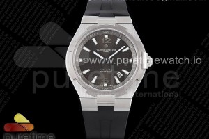 8F 콘스탄틴 오버시즈 그레이다이얼 블랙러버스트랩 Overseas SS 8F Maker Gray Dial on Black Rubber Strap MIYOTA9015
