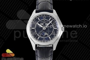 ZF 콘스탄틴 피프티식스 컴플리트 캘린더 블루다이얼 블루가죽스트랩 Fiftysix Complete Calendar SS 40mm ZF 1:1 Best Edition Blue Dial on Blue Leather Strap A2460